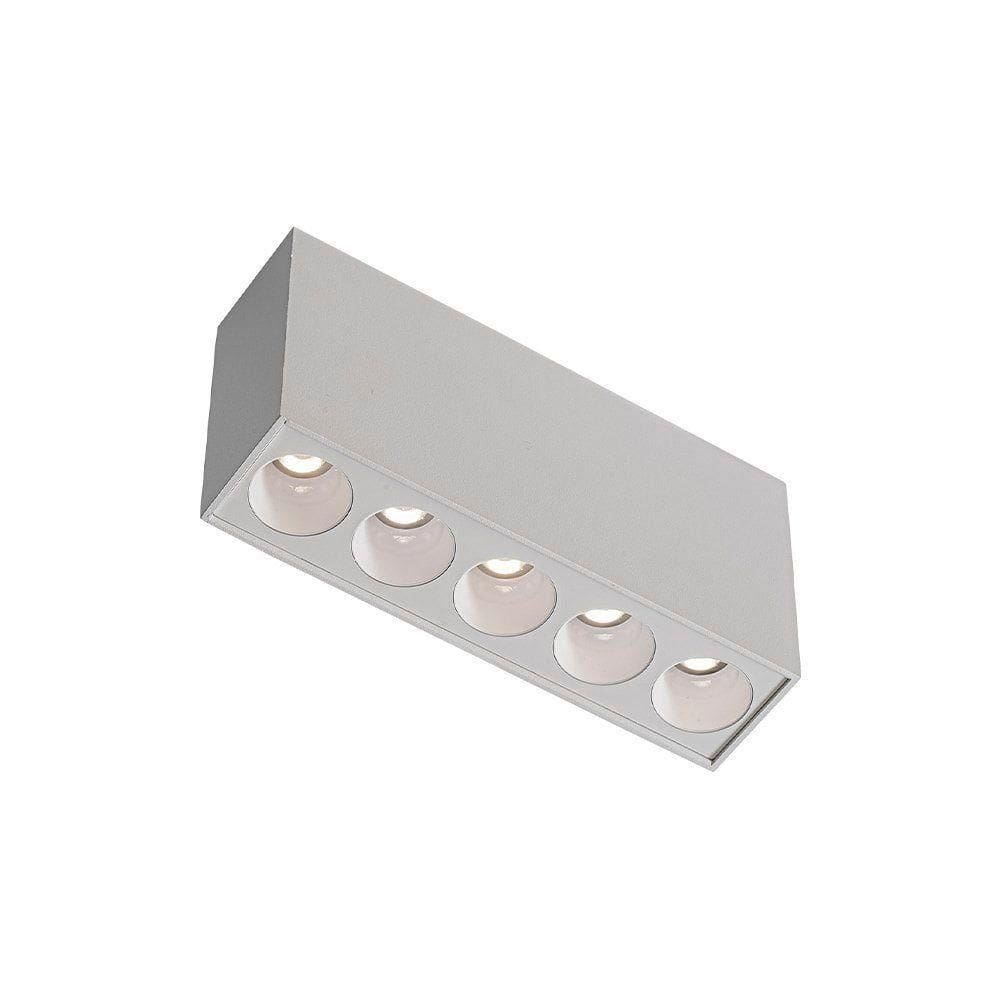 Spot De Sobrepor Nordecor Downlight Powerus Led Alto Irc 90 10W Bivolt Lente Branca 4000K