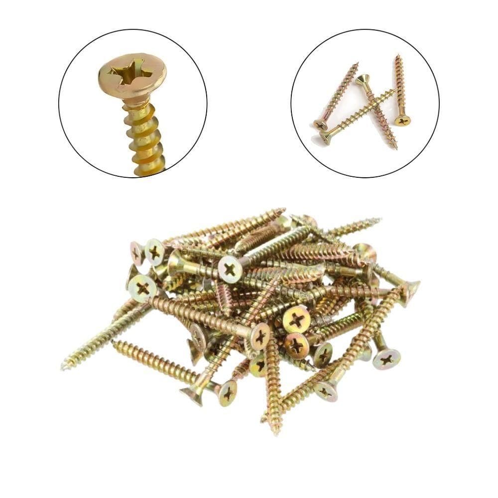Kit Montagem Móveis 500 Parafusos Chata 5x50 Phillips