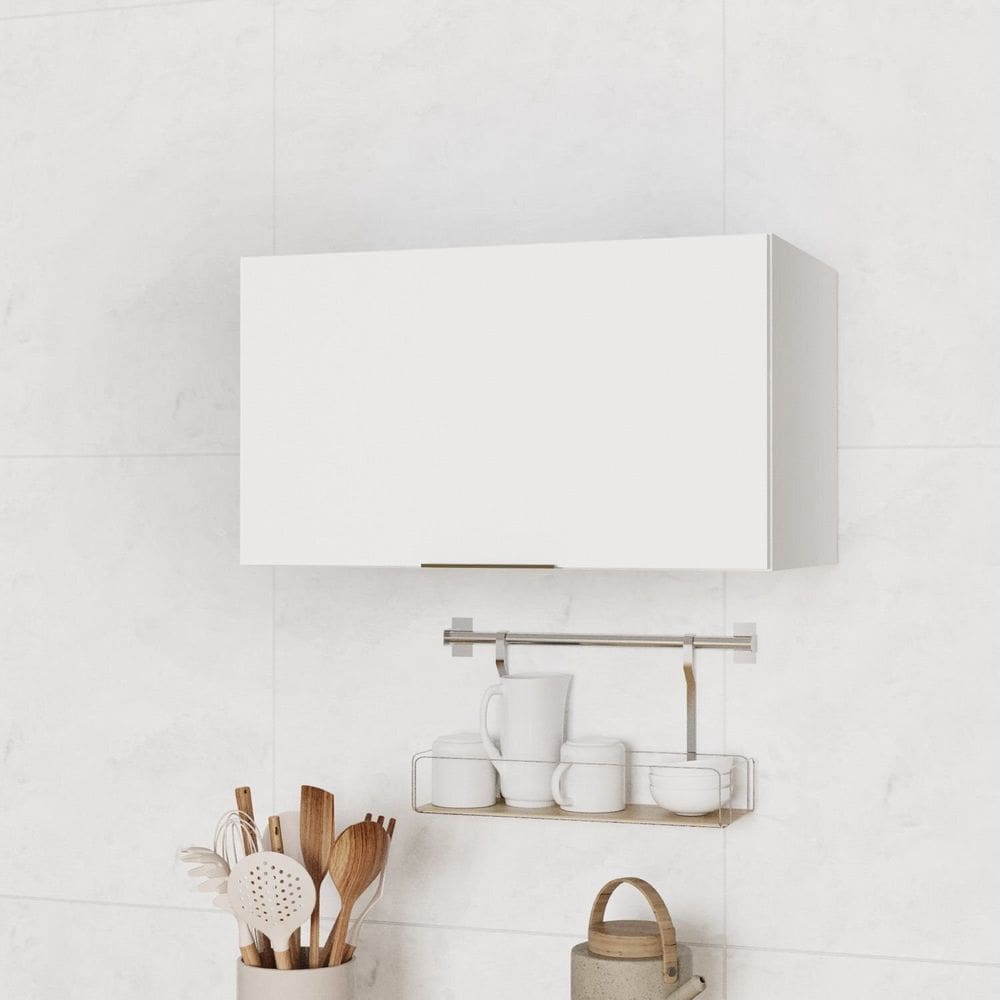 Armário Aéreo 1 Porta Basculante 60cm Ipanema Cabecasa Madeiramadeira Branco