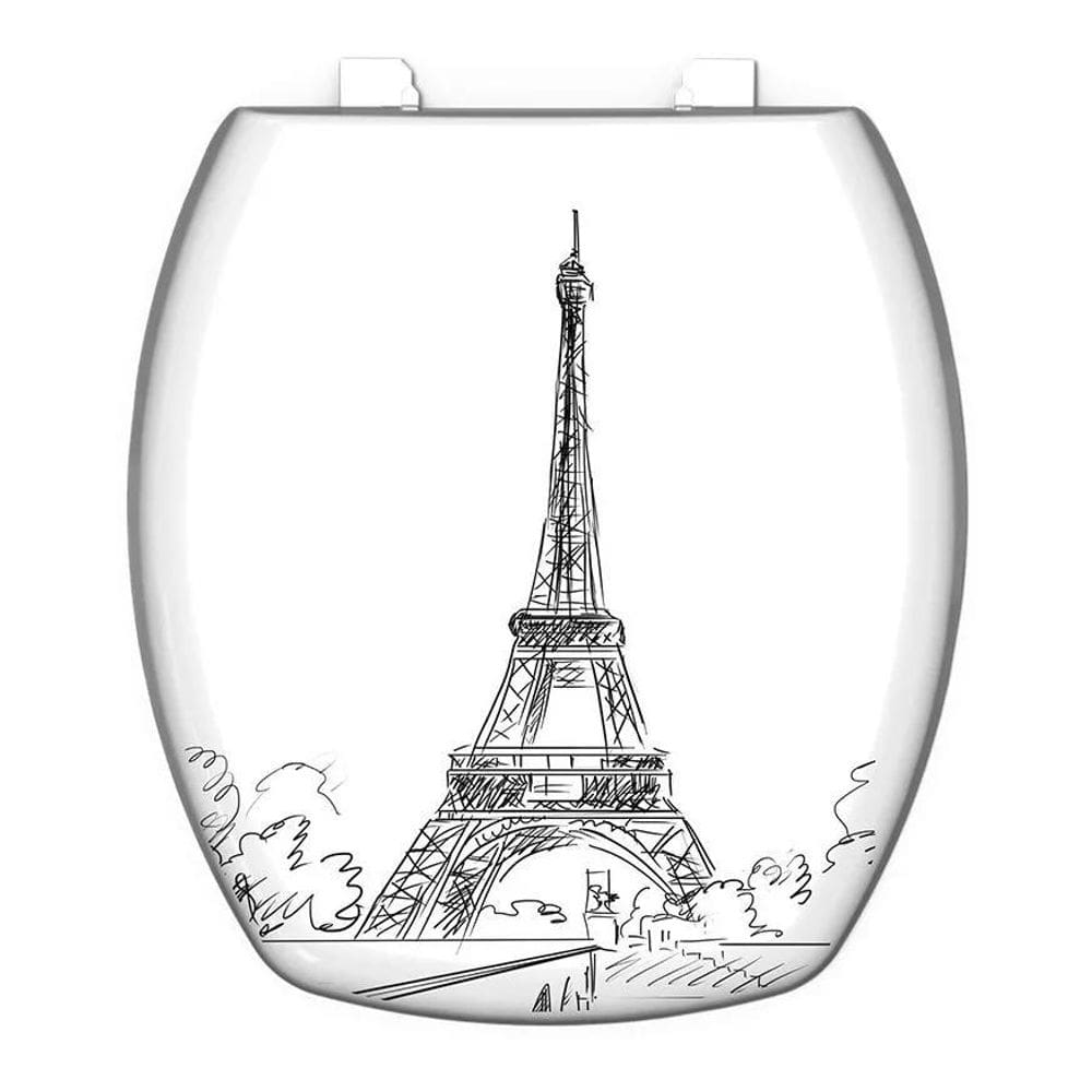 Assento Sanitário Almofadado Thema Incepa Decorado Durin