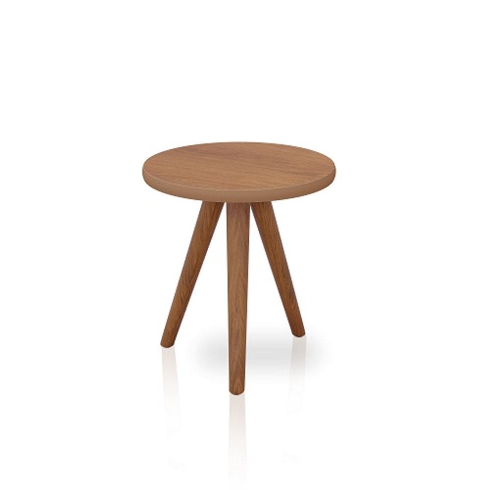 Mesa Estrela 520MM Naturale - Passe Bem Móveis