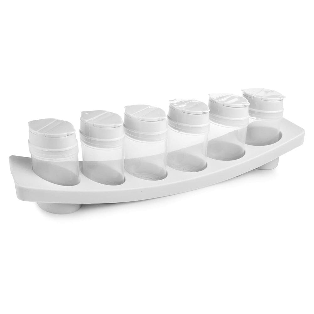 Porta Condimentos com 6 Peças Plasutil