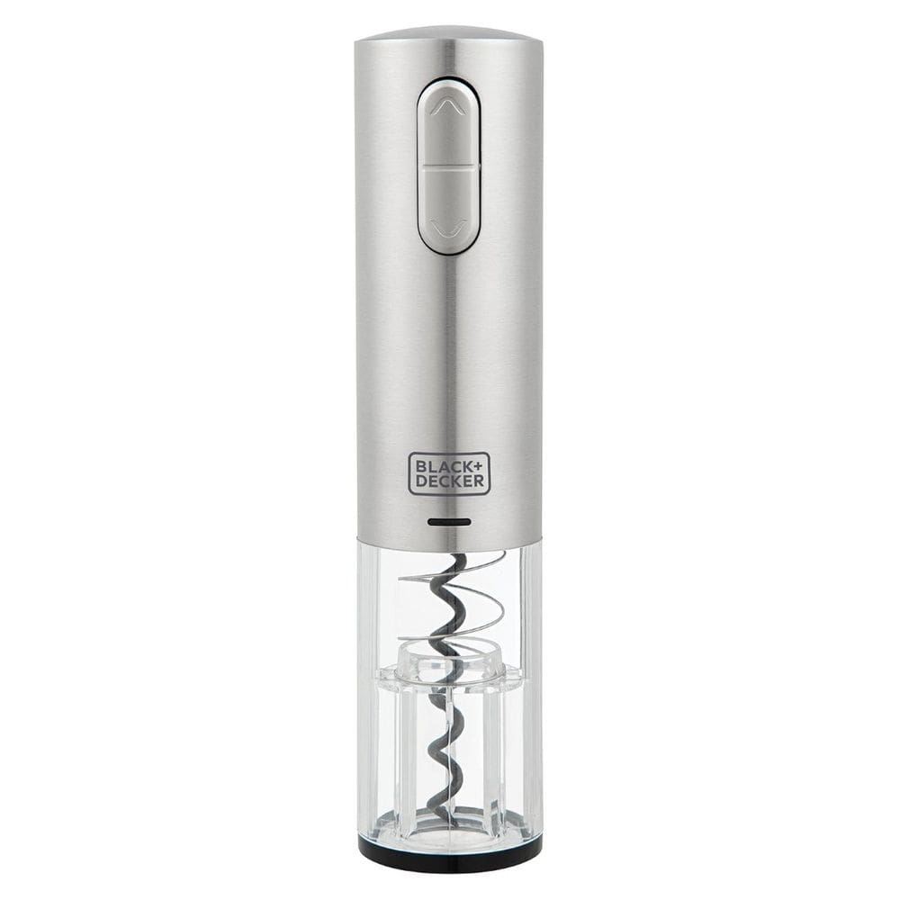 Abridor de Vinho a Bateria Black Decker em Aço Inox