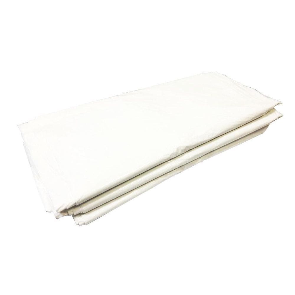 400 Sacos Para Lixo De 100L Branco Leitoso 75X95X0,10  4Pct