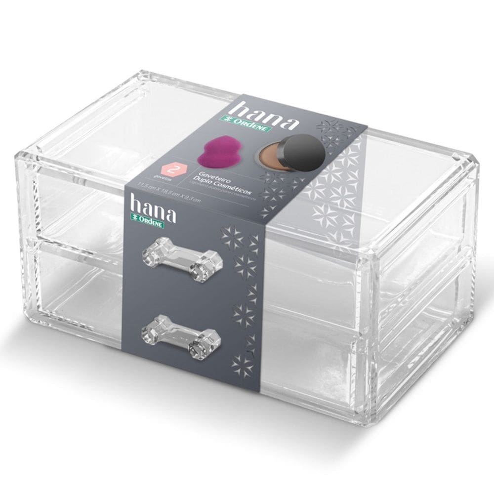 Gaveteiro Duplo Hana 18 cm Ordene