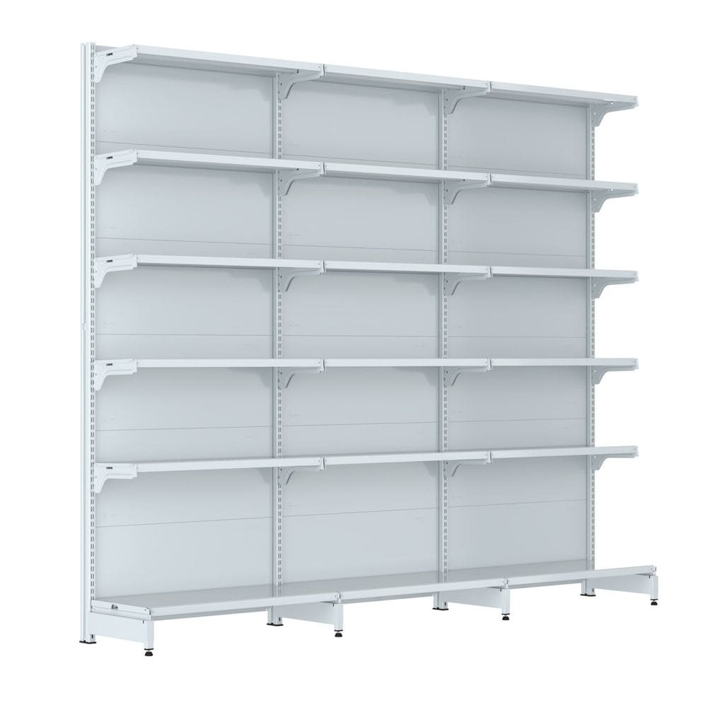 Gondola Parede 202 Fit Farmacia Ate 3 Metros Branco Spe