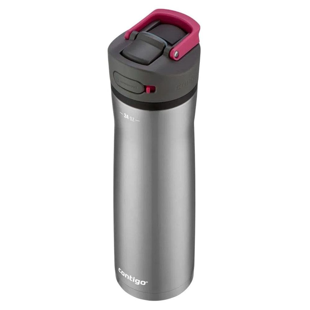 Garrafa Térmica Autospout Ashland Chill Contigo Rosa 710 ml em Aço Inox