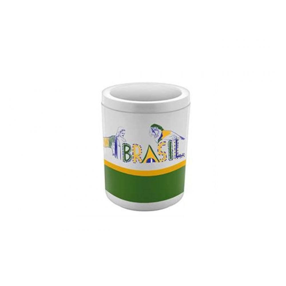 Porta Lata Termico 350Ml Branco - Linha Brasil Soprano