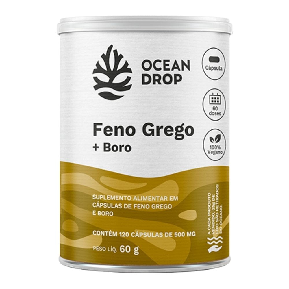 Capsulas Naturais de Feno e Boro (120 Caps)