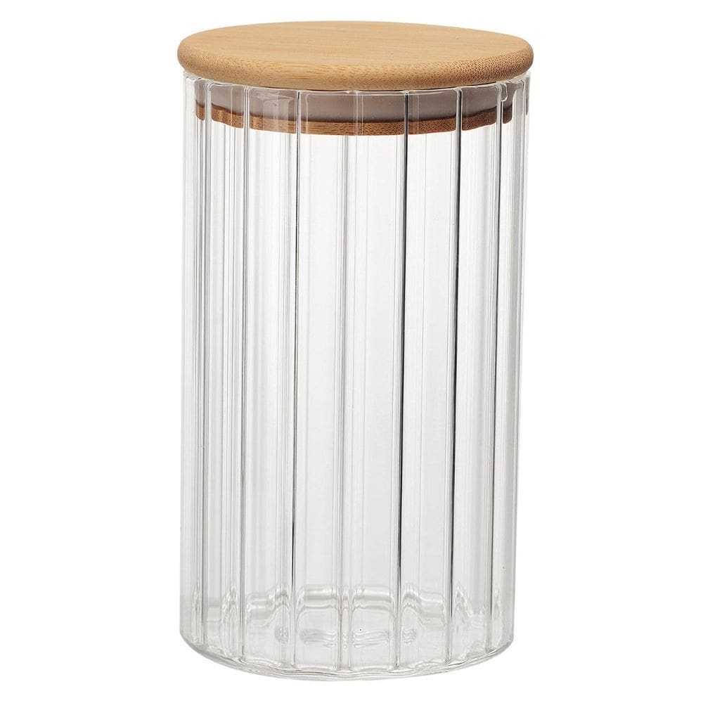 Porta Mantimento de Vidro Borossilicato 750 ml com Tampa Bambu Dynasty