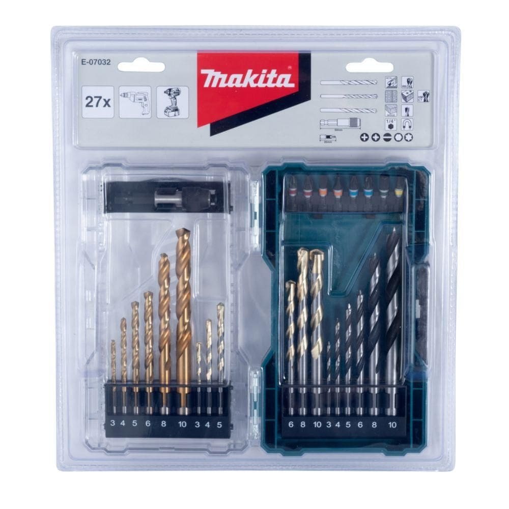 Conjunto De 27 Peças - Brocas-pontas Bit Makita