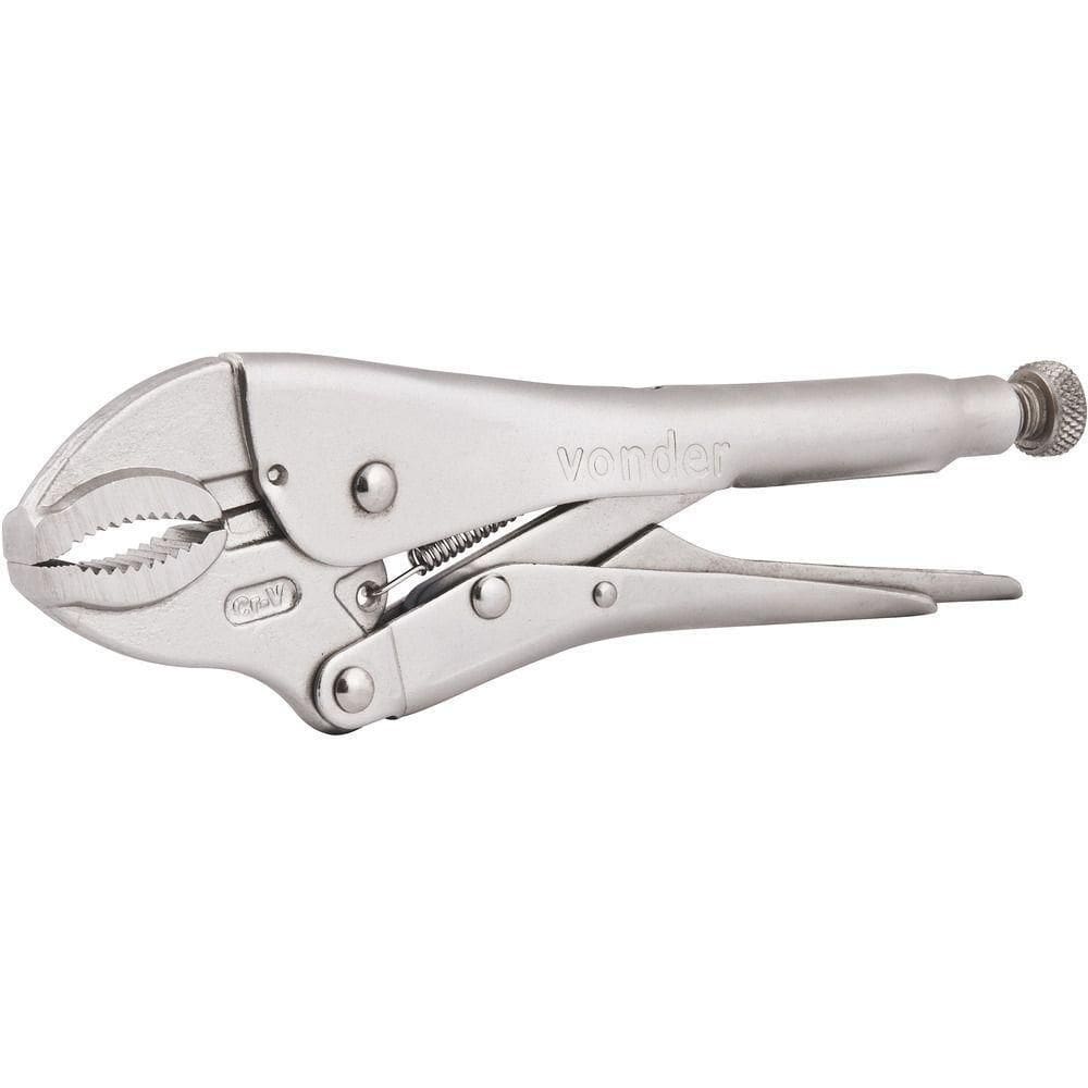Alicate De Pressão 10” Curvo Cromo Vanádio Niq Vonder Plus
