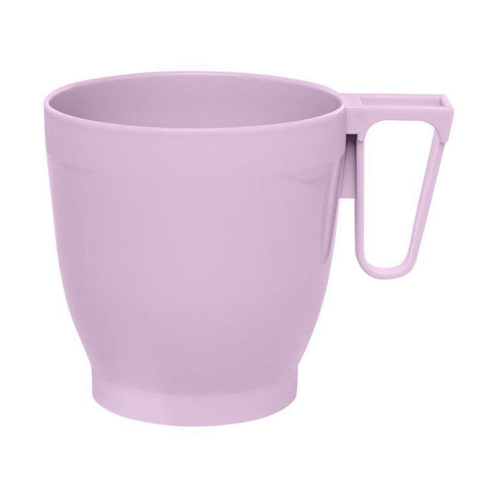 Kit 10 Canecas Infantil 310 Ml Rosa 7728 Jaguar