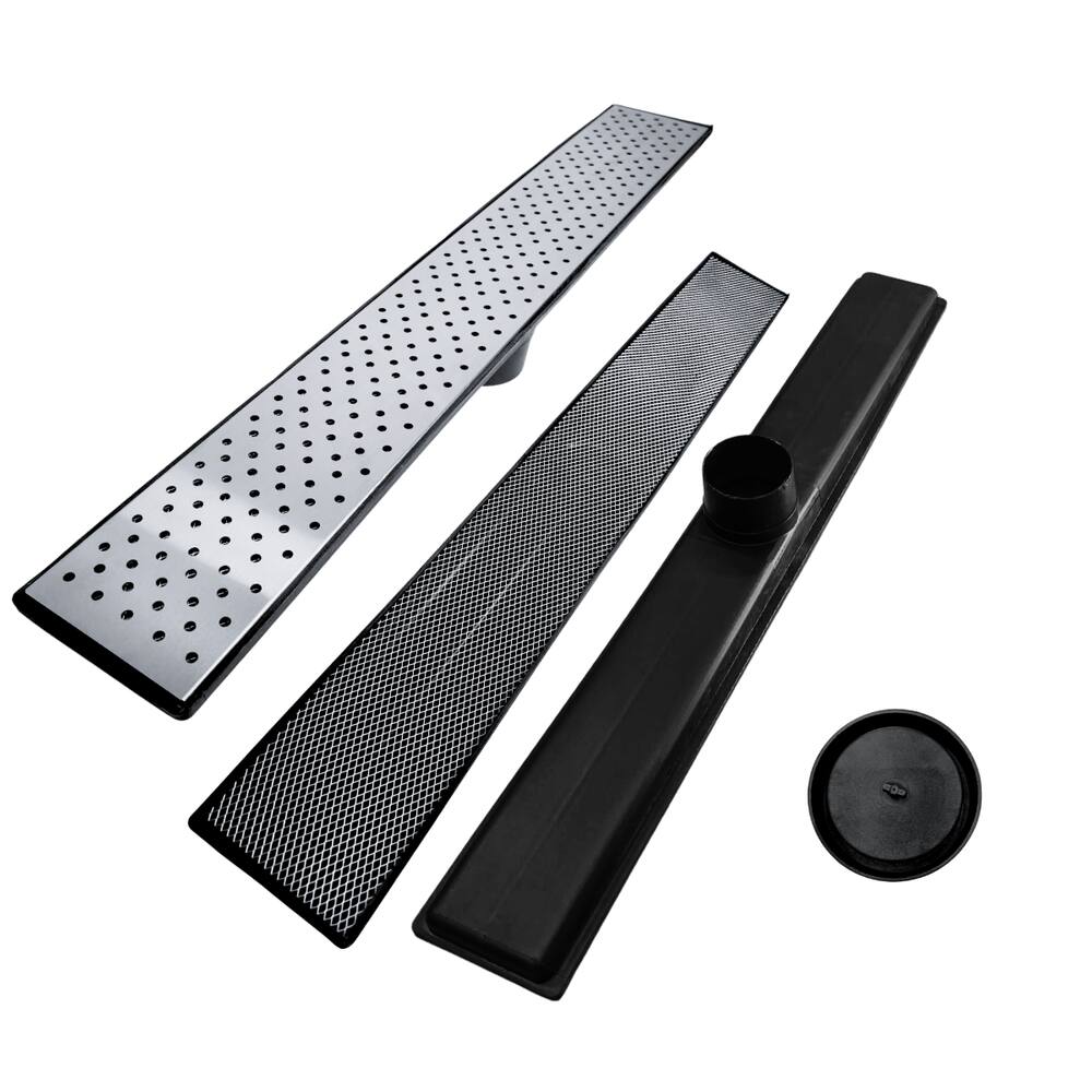 Ralo 15x100 Cozinha Inox 304 Perfurado com Sistema Anti Cheiro e Coletor Plástico Saída 4 Polegadas