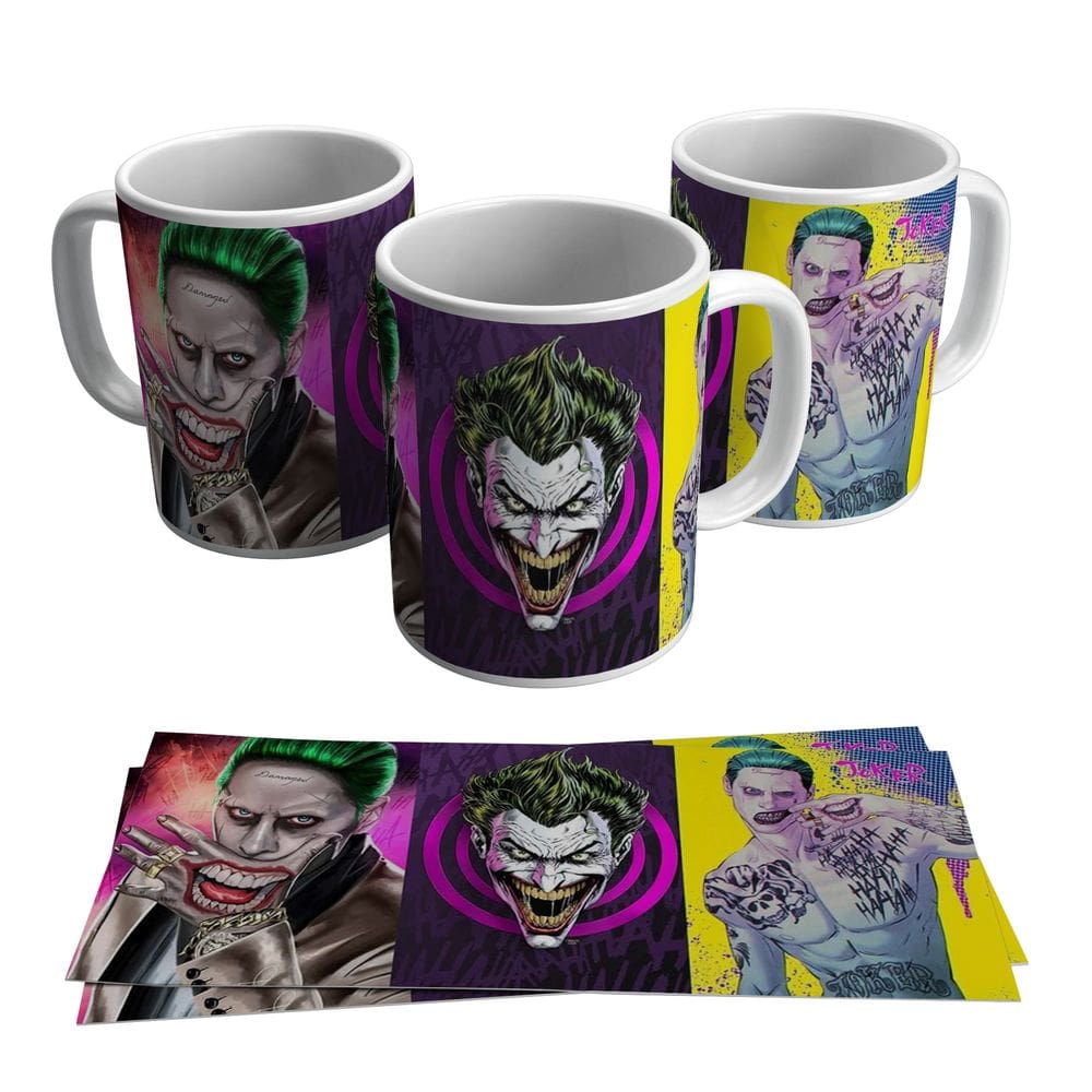 Caneca Coringa Batman Filme Desenho Infantil Criança