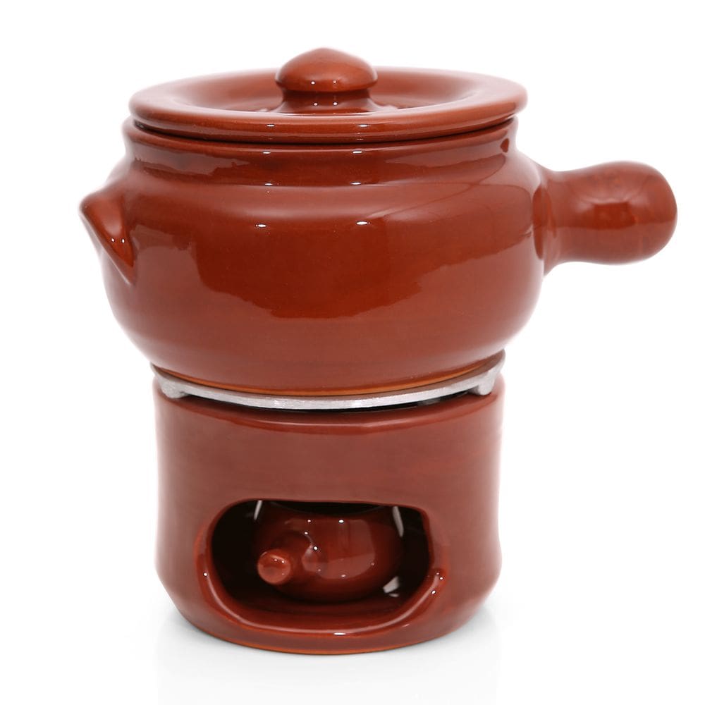 Fondue  Conjunto de barro completo