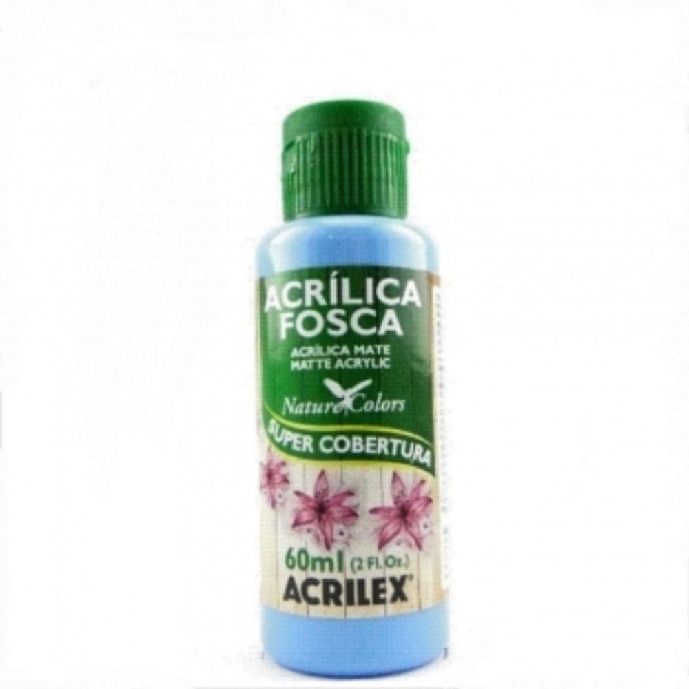 Tinta Acrílica Fosca Acrilex 60Ml - Azul Celeste