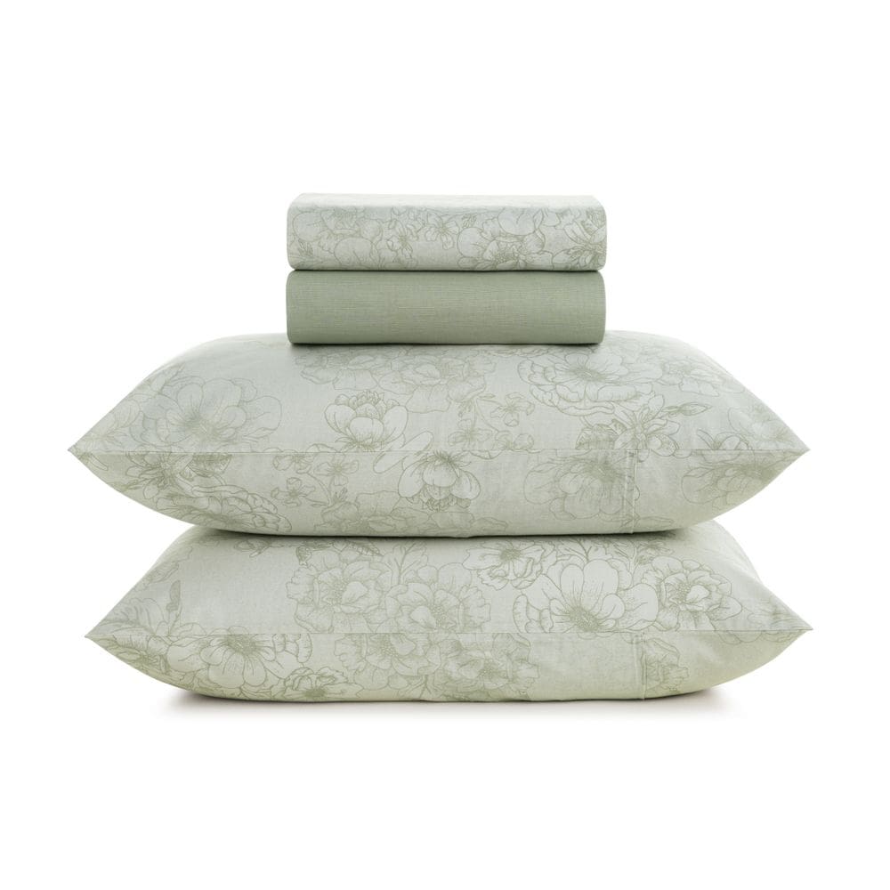Jogo de Cama Queen Estampado 100% Algodão Soft 160 Fios 4 Peças Rebeca Karsten