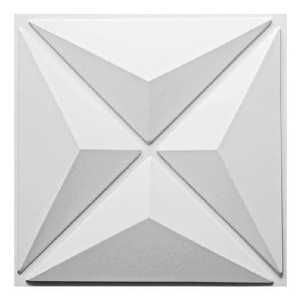 32 Placas 3D De Pvc Alto Impacto Revestimento Parede 50X50Cm