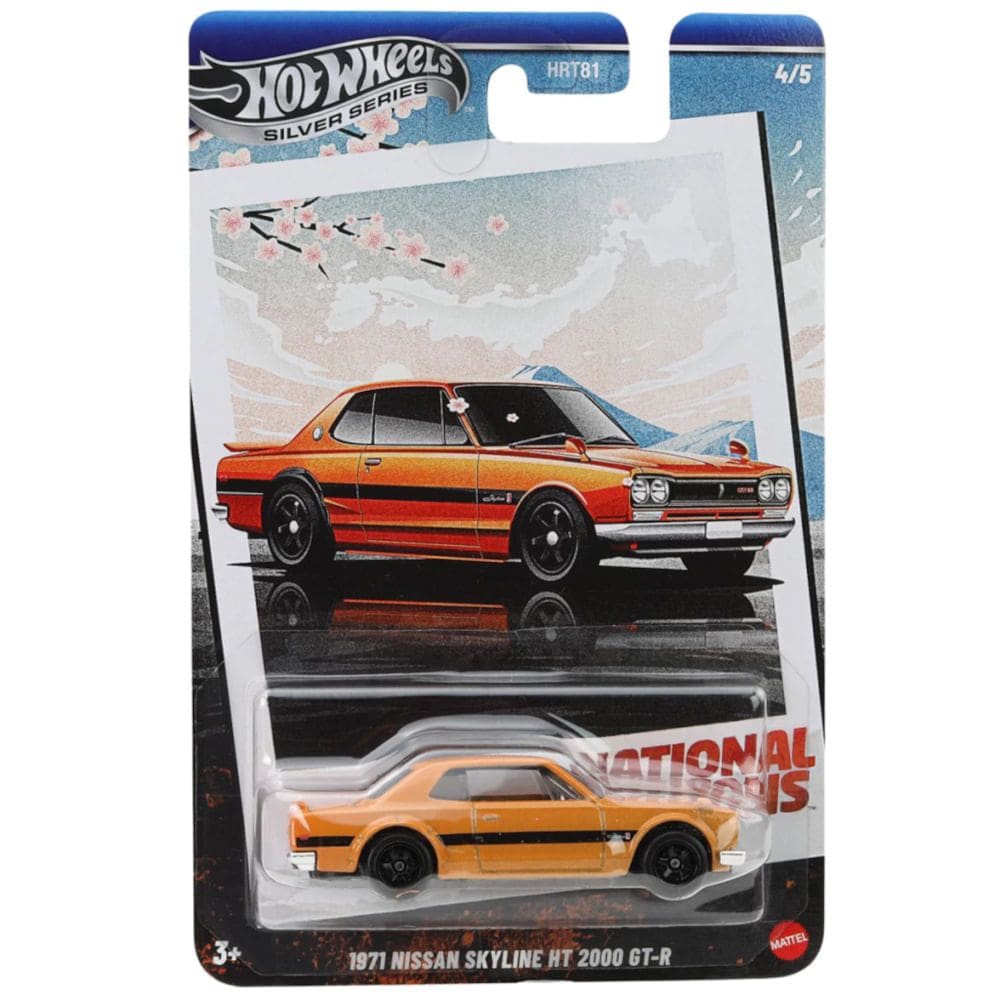 Hot Wheels National Icons - 1971 Nissan Skyline HT 2000 GT-R MATTEL