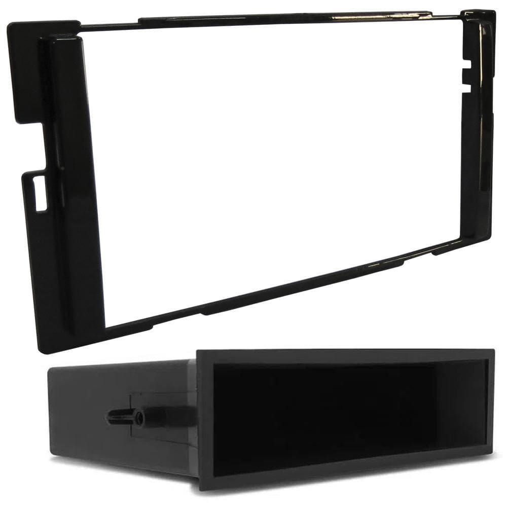 Moldura 1/2 Din N. March Versa Sentra 15/21 Black Piano