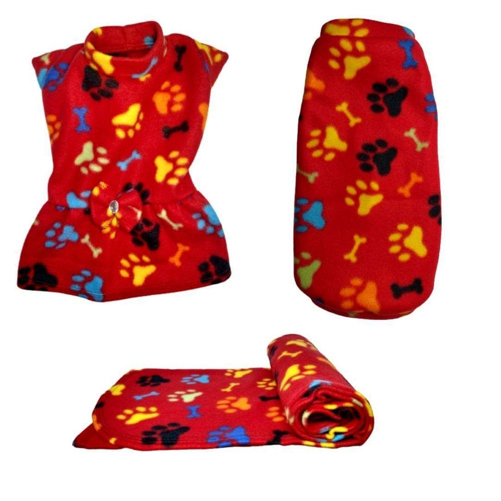 Kit Manta, Vestido E Suéter De Inverno - M