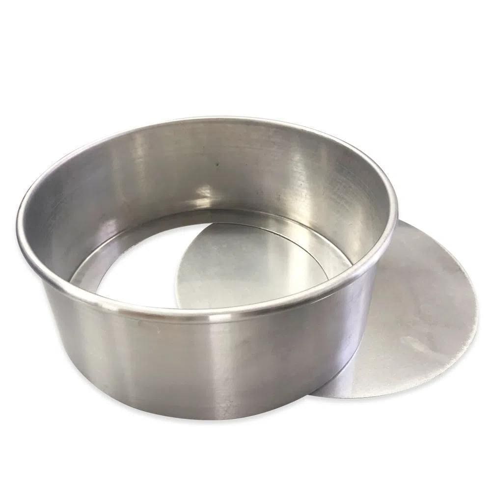 Forma Bolo/Torta/Doces Redonda Fundo Falso N°24 X 8 Alumínio