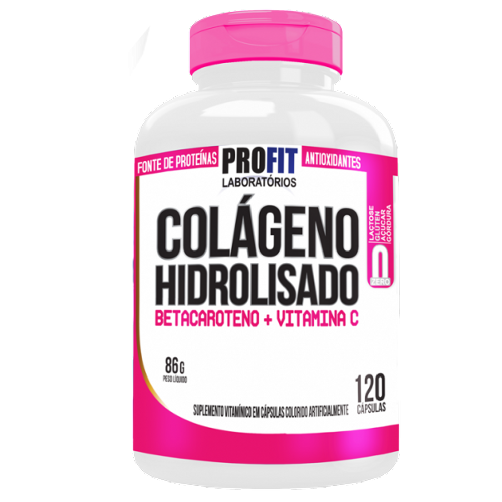 Colágeno Hidrolisado 120 cápsulas - ProFit