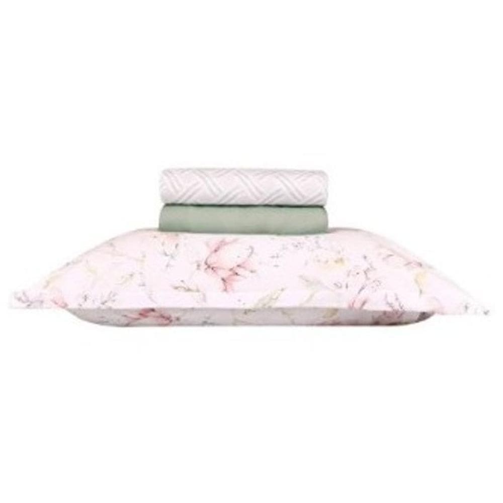 Jogo De Cama Solteiro 3 Pçs Malha Sofisticata Sublime