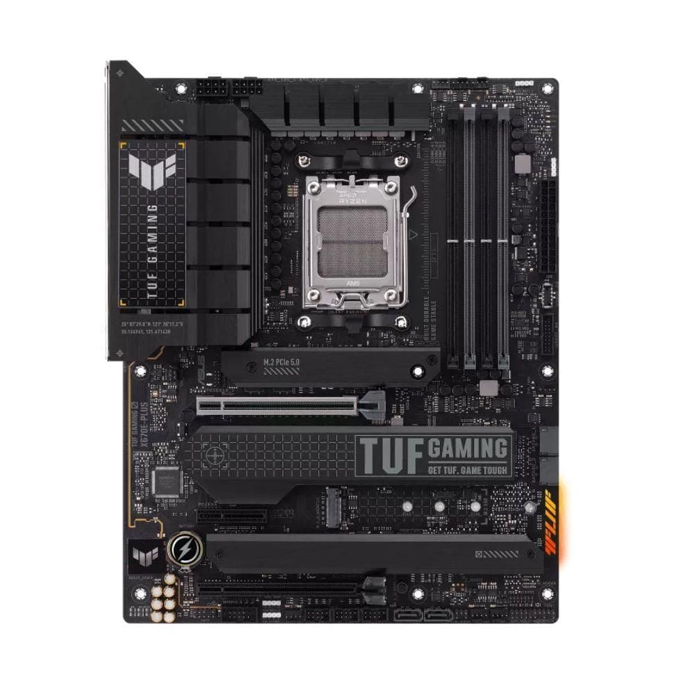 Placa Mae ASUS TUF GAMING X670E-PLUS AM5 DDR5 Wi-Fi 6E ATX