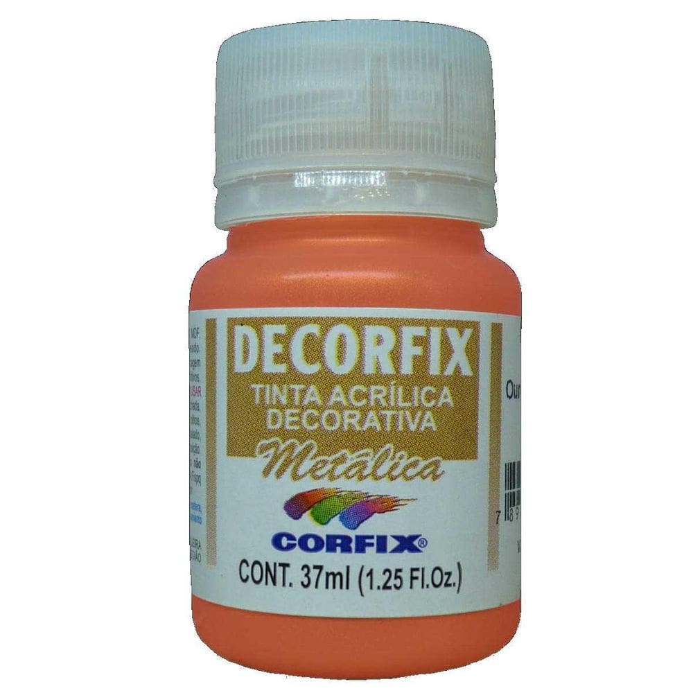 Tinta Decorfix Metalica 396 Vermelho 37Ml