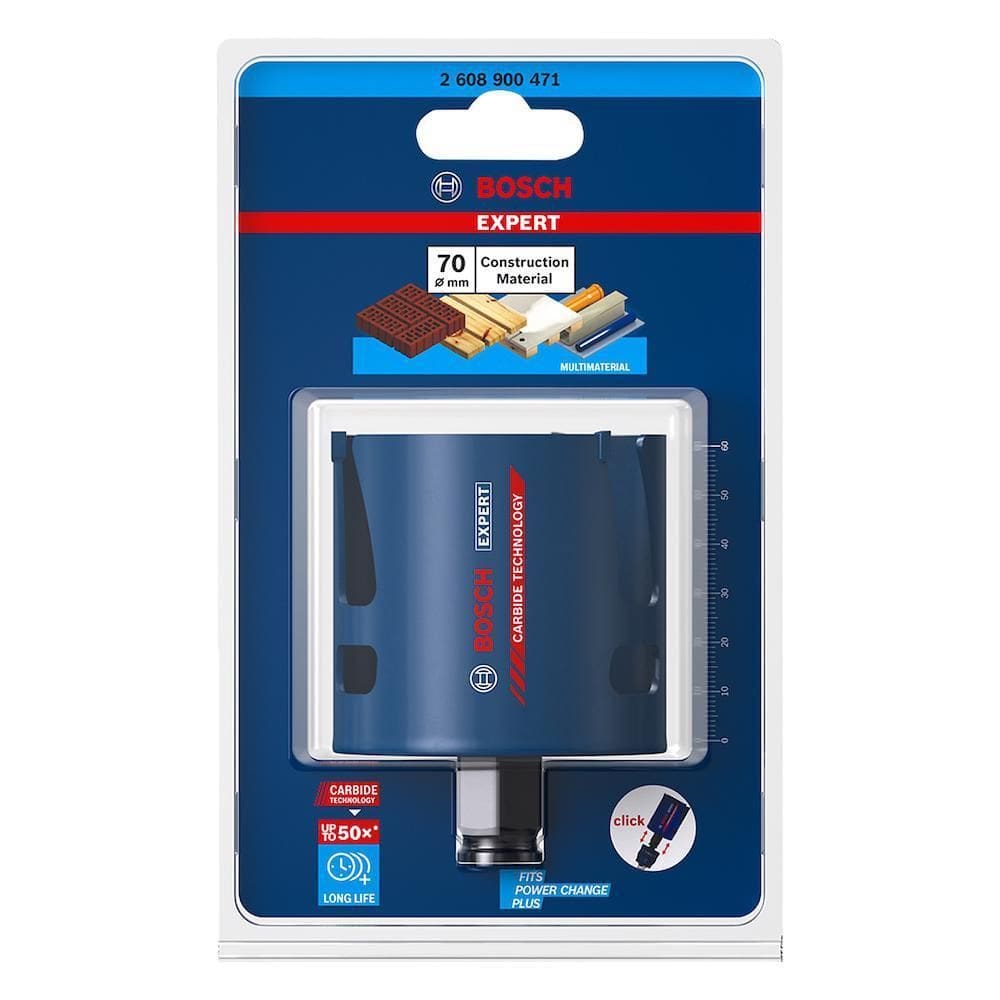 Serra Copo Bosch Expert Construction Material 70 Mm, 2 3/4