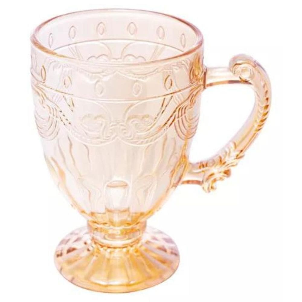 Caneca Classic Gold 190Ml Vidro 7.2X6.6Xh10.2Cm