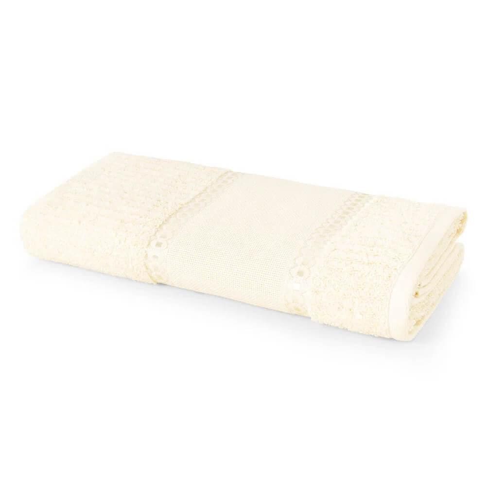 Toalha De Rosto Para Bordar Passa Fitas Amarelo - Karsten