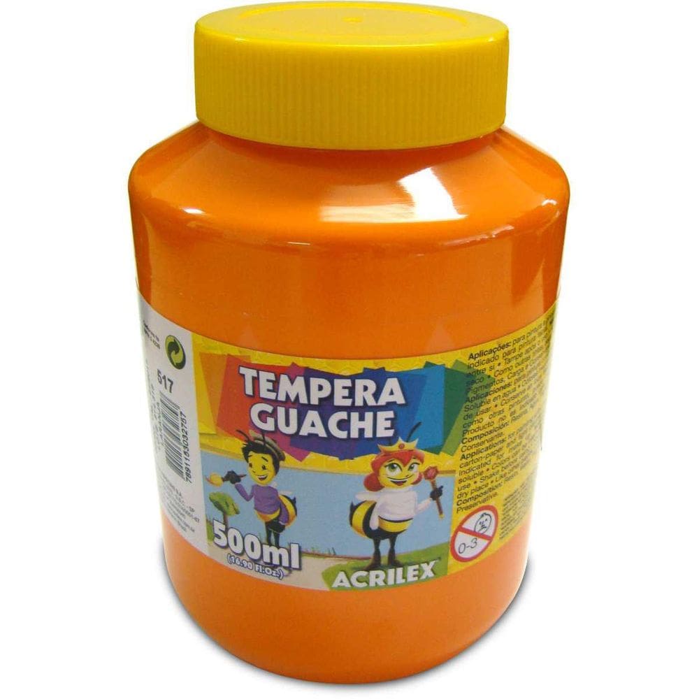 Tinta Guache 500Ml Laranja