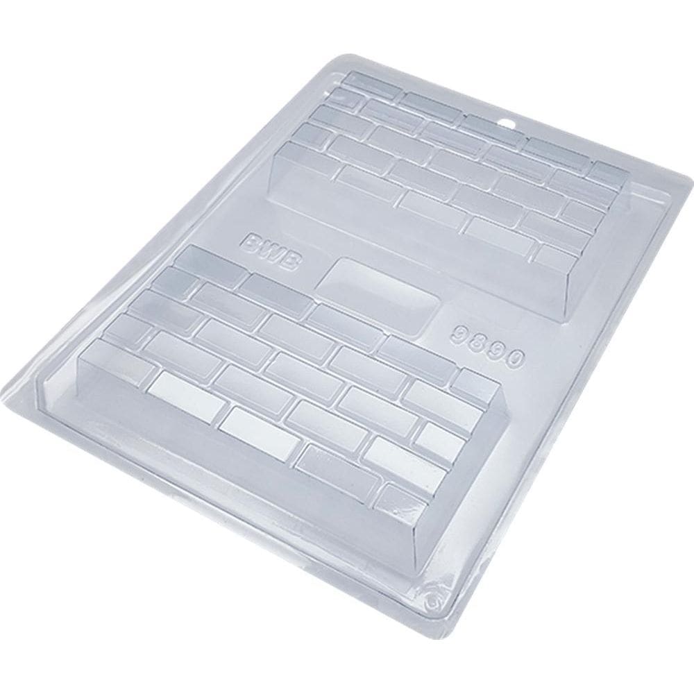 Forma De Chocolate Silicone Tablete Tijolinho 9890