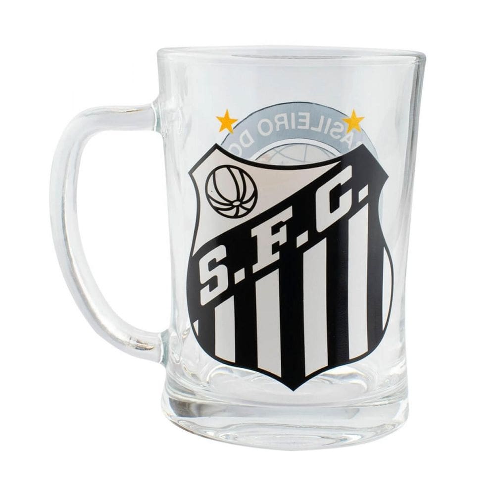 Caneca De Vidro Gigante 650Ml - Santos