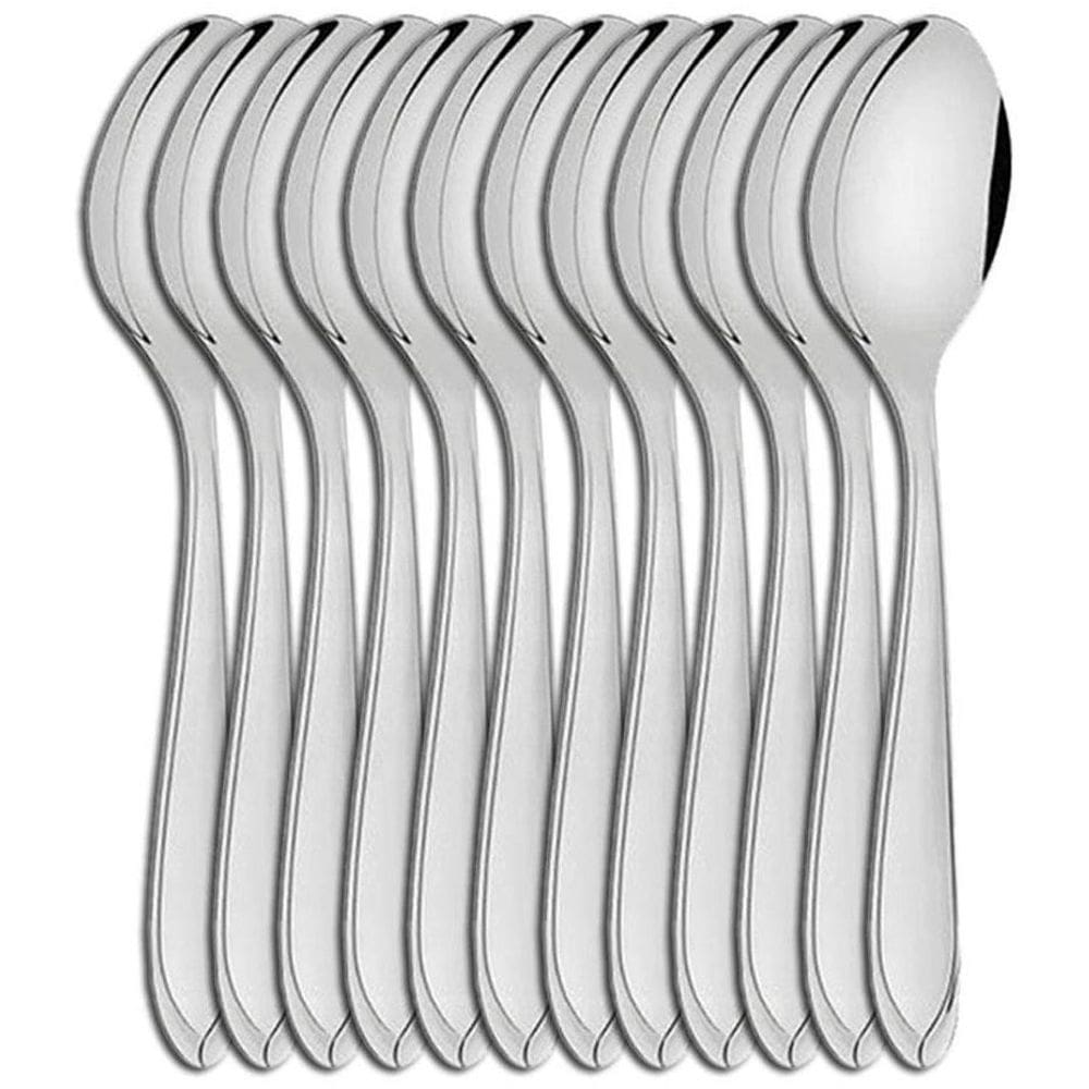 Jogo De 12 Colher De Mesa Monaco Inox Reforçado - Ad Import