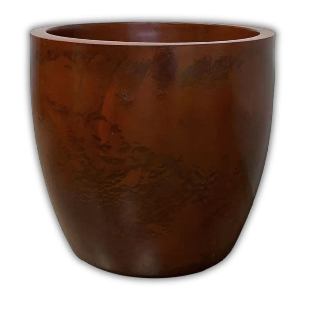 Vaso Agata 42 (33L) Cor Aço Corten JAPI