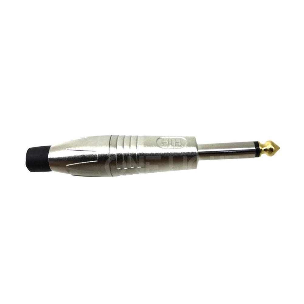 Conector P10 Mono Prata