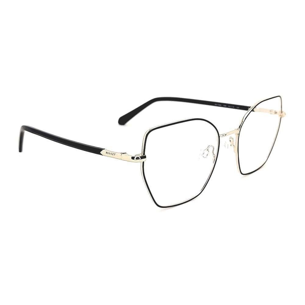 Armação Bulget BG1694 09A Metal Fêmea Preto/Dourado 52mm