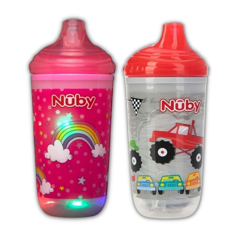 Kit 2 Copos Pisca-Pisca Térmico Bico Rigido 300Ml Nuby