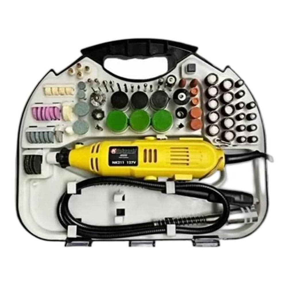 Kit Mini Retifica 110V / Micro Retífica 163 Acessórios