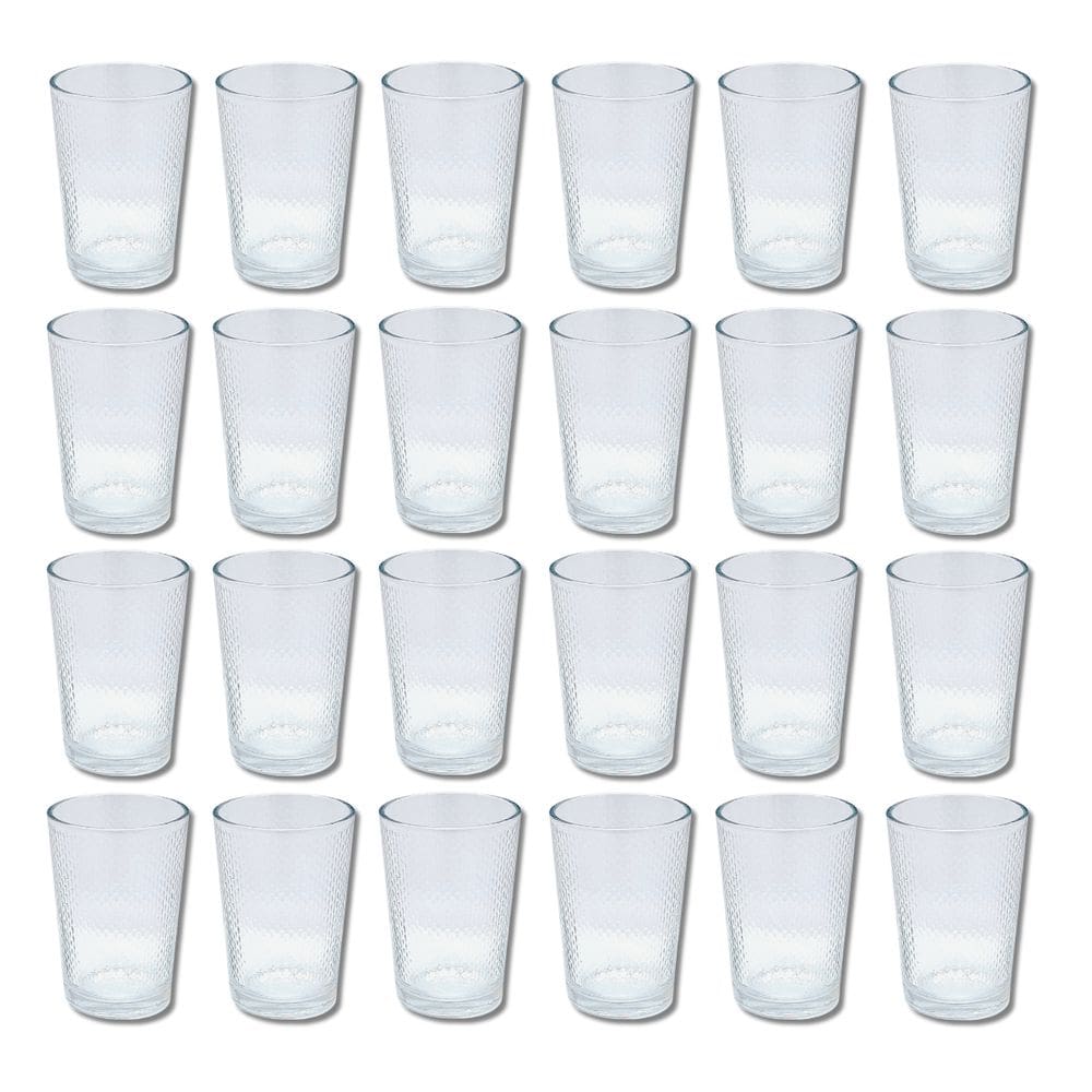 Conj. 24 Copos Transparentes de Vidro Arizona 200ML P/Suco