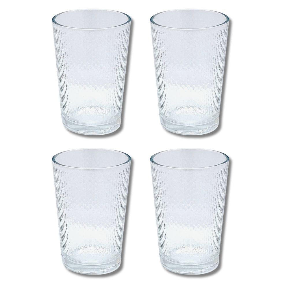 Conj. 4 Copos Transparentes de Vidro Arizona 200ML P/Suco