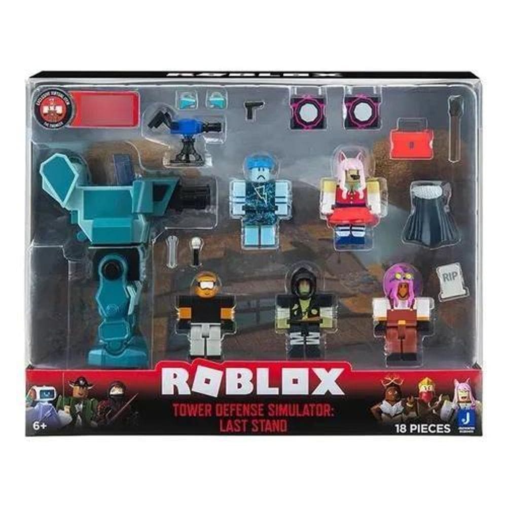 Roblox Playset De Luxo Torre Simulador De Defesa 18 Pç Sunny