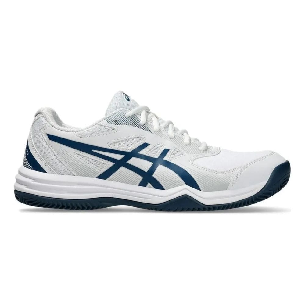 Tênis Asics Court Slide 3 Clay/Oc Masculino - Branco+Azul