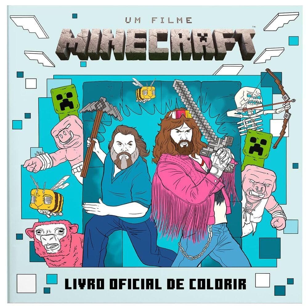 Um Filme Minecraft - Livro Oficial De Colorir
