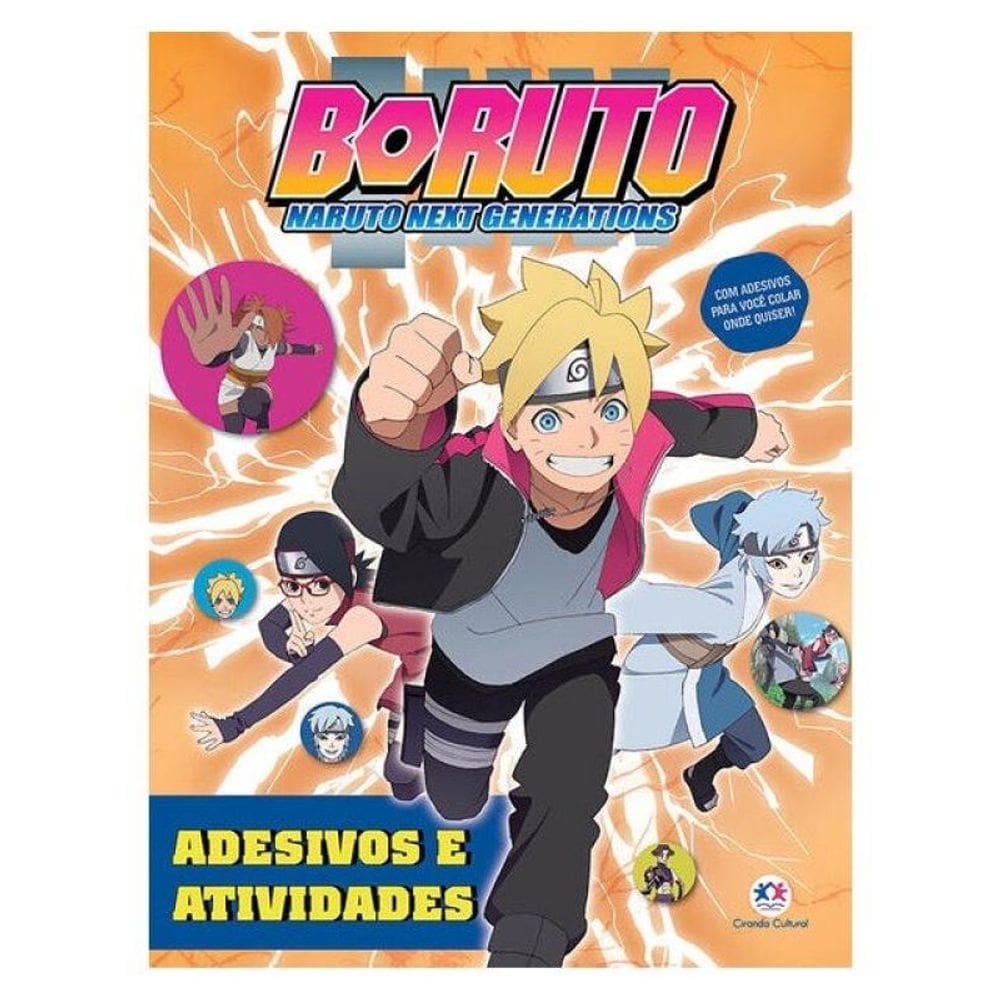 Boruto - Adesivos E Atividades
