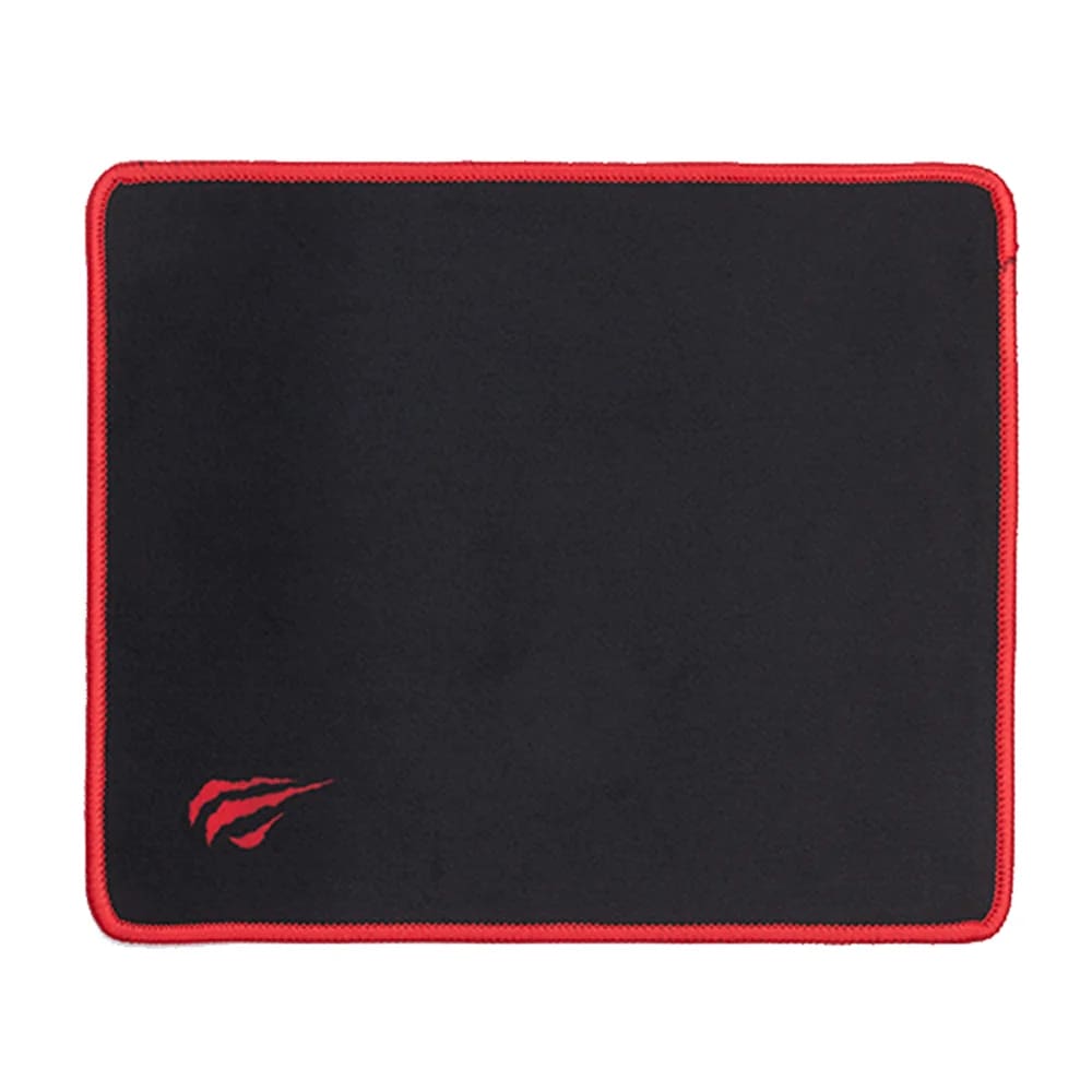 Mousepad Gamer Havit Speed Preto Costura Vermelha 25x20cm